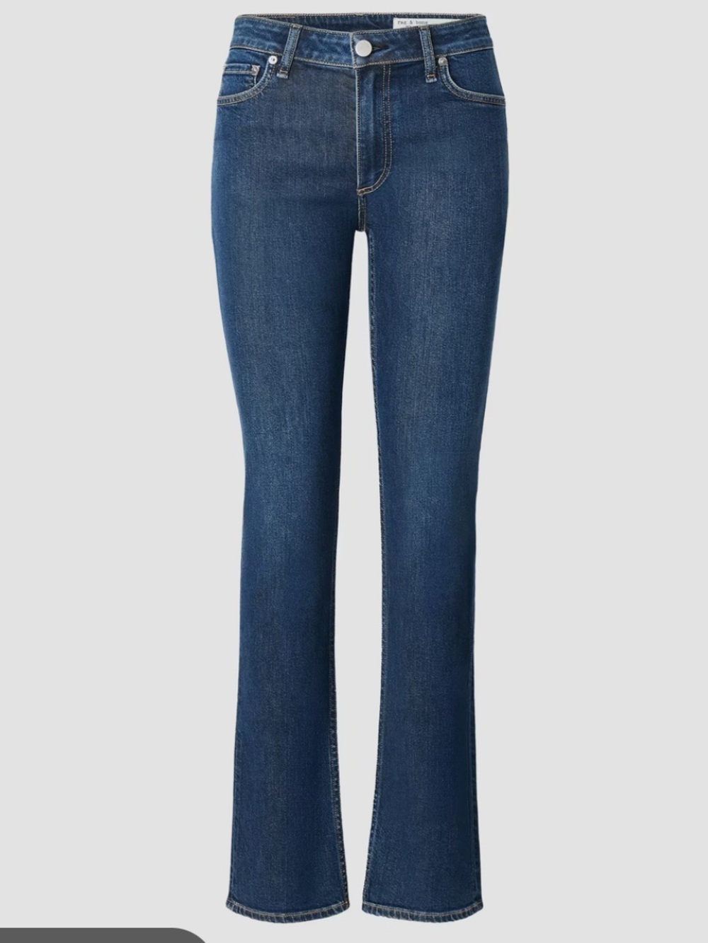 rag & bone Nina High Rise Bootcut Blue Jeans - Picture 2 of 12